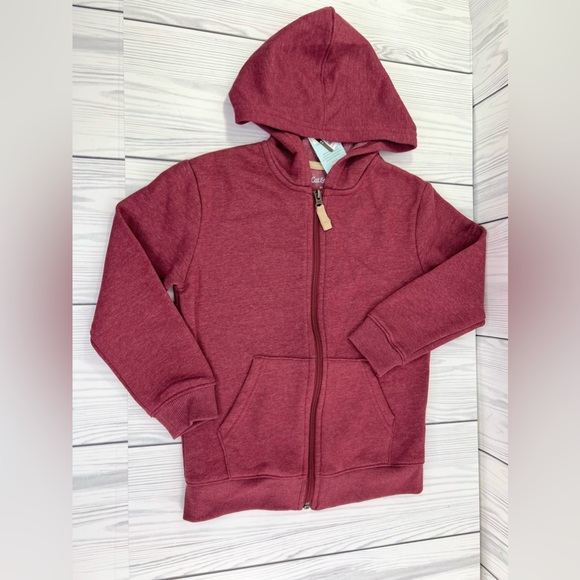 Boys' Fleece Zip-Up Sweatshirt - Cat & Jack - Picture 4 of 6